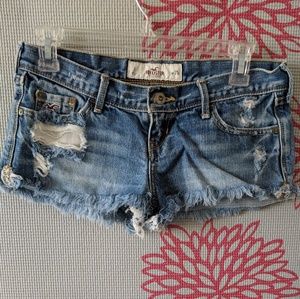 Hollister jean shorts